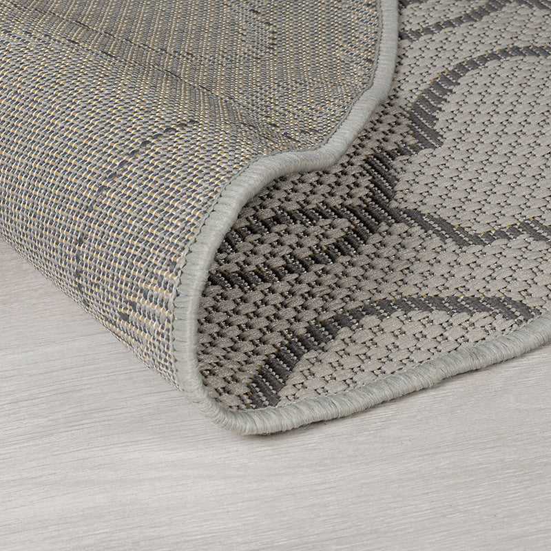Round outdoor rug - Floreno Milan Grey/Anthracite