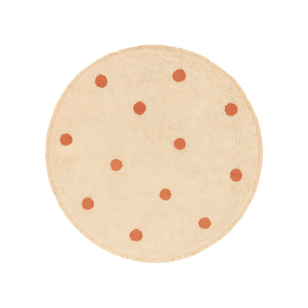 Round Kids Room Rug – Lou Dots Terra