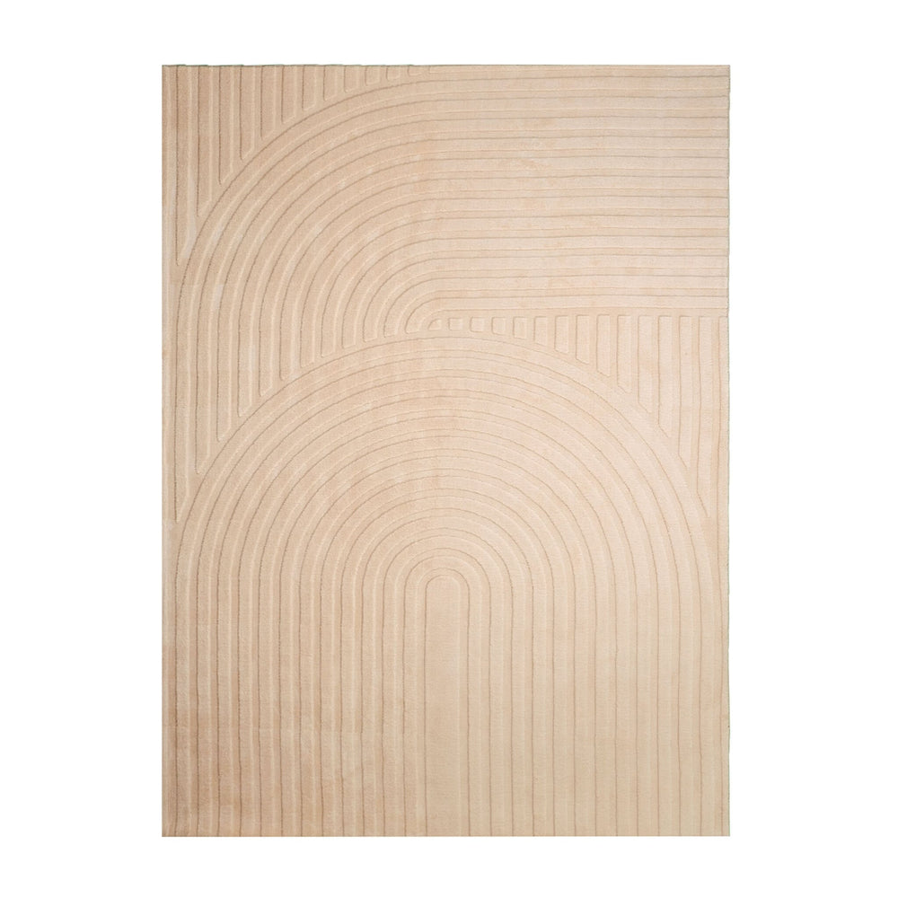 Scandinavian Rug - Charm Curves Beige