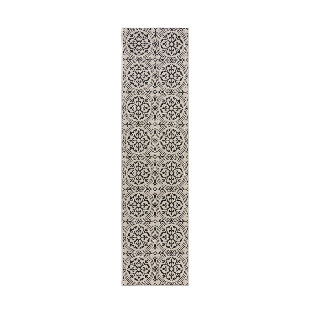 Outdoor runner - Varano Casablanca Black/White