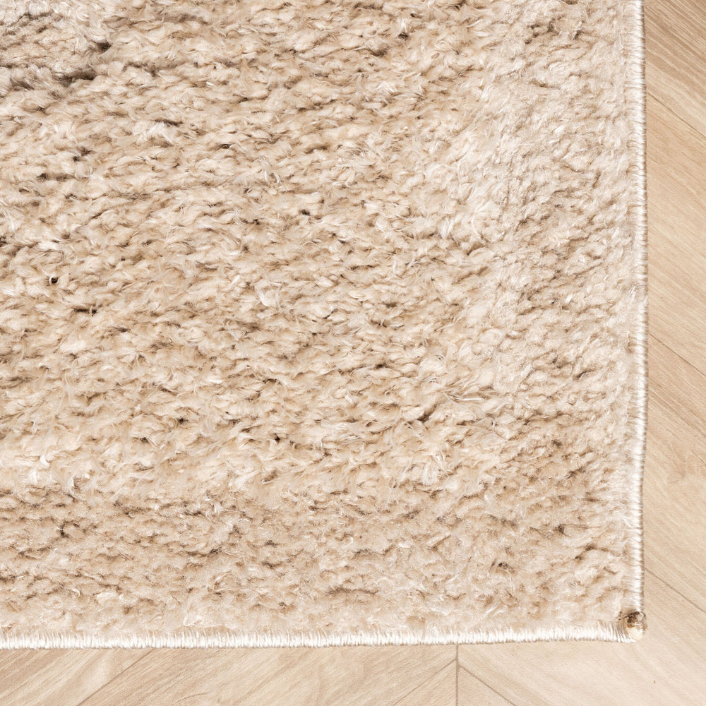 Scandinavian rug - Lova Border Beige
