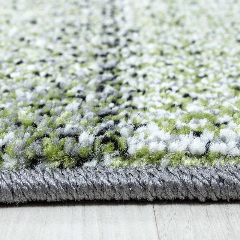 Modern Floor Rug - Optimism Block Green/Grey