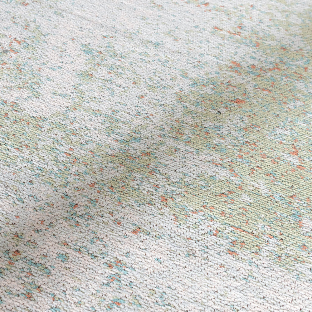Round Abstract Rug – Candice Mint
