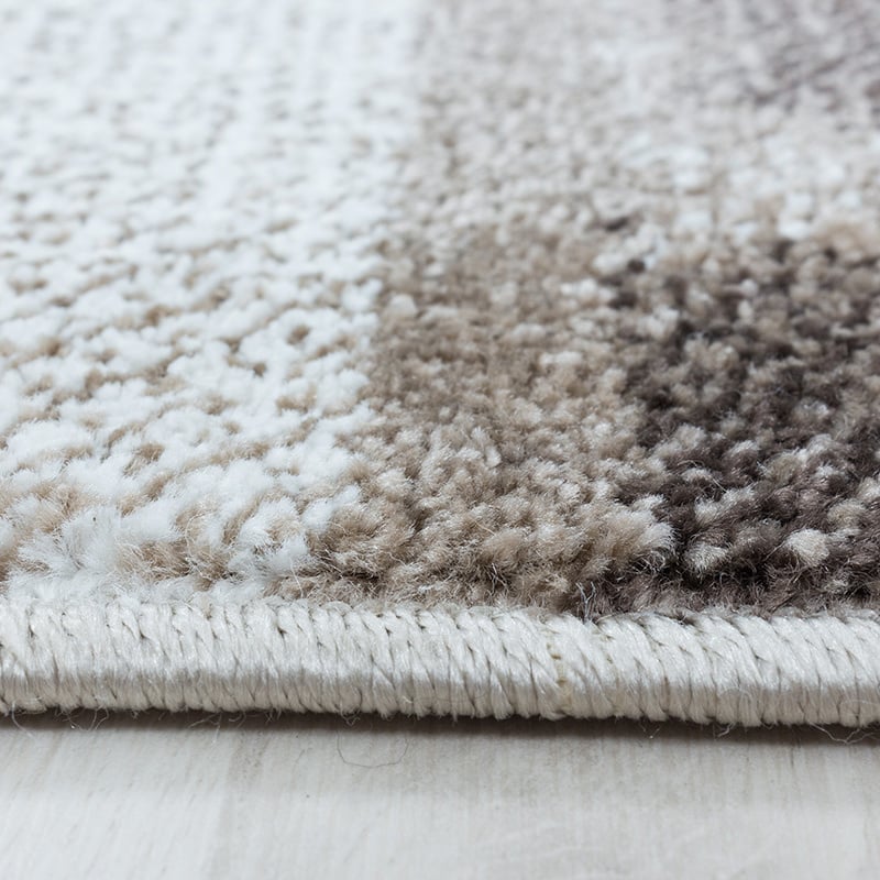 Modern floor rug - Optimism Box Taupe/Grey