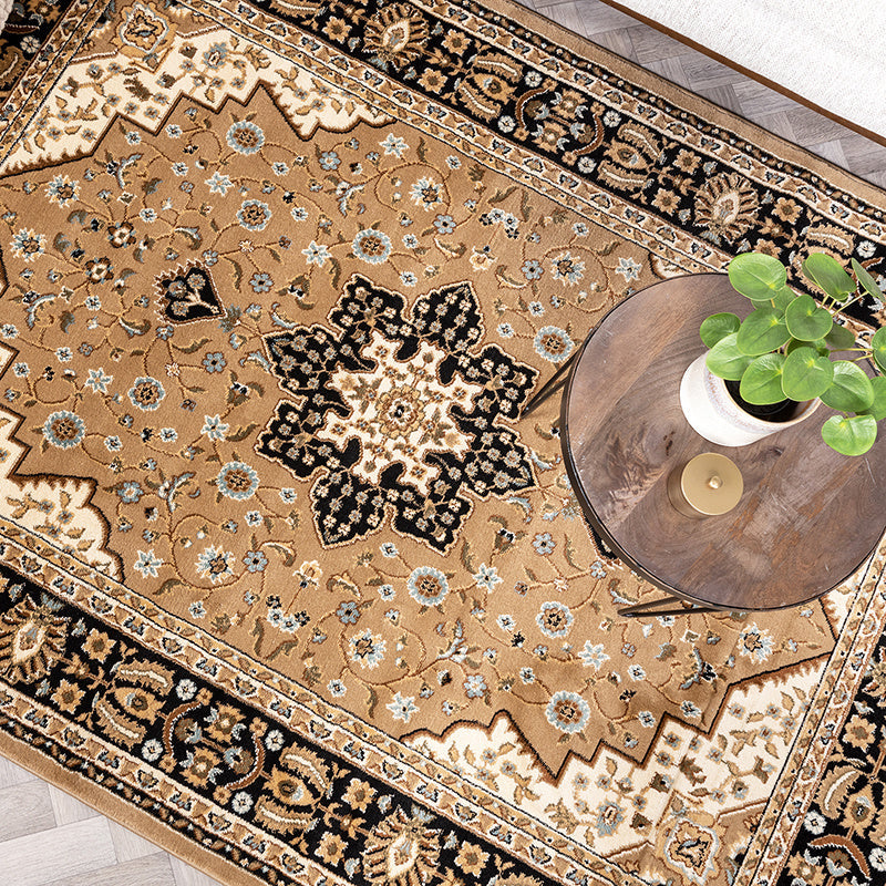 Persian Carpet - Rezah Medallion Brown