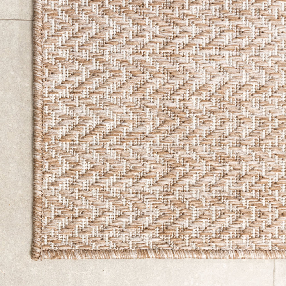 Jute Outdoor Rug – Nusa Lines Beige