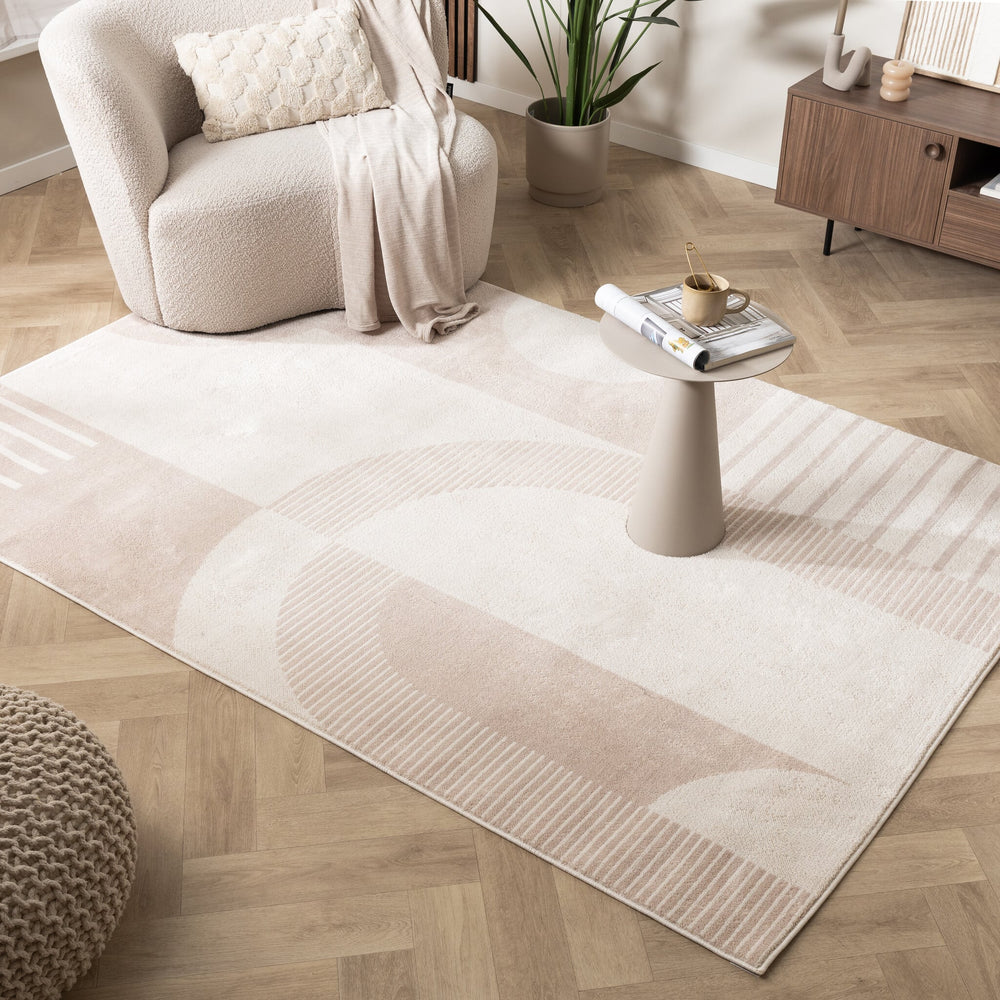 Japandi Rug - Aurora Shapes Beige