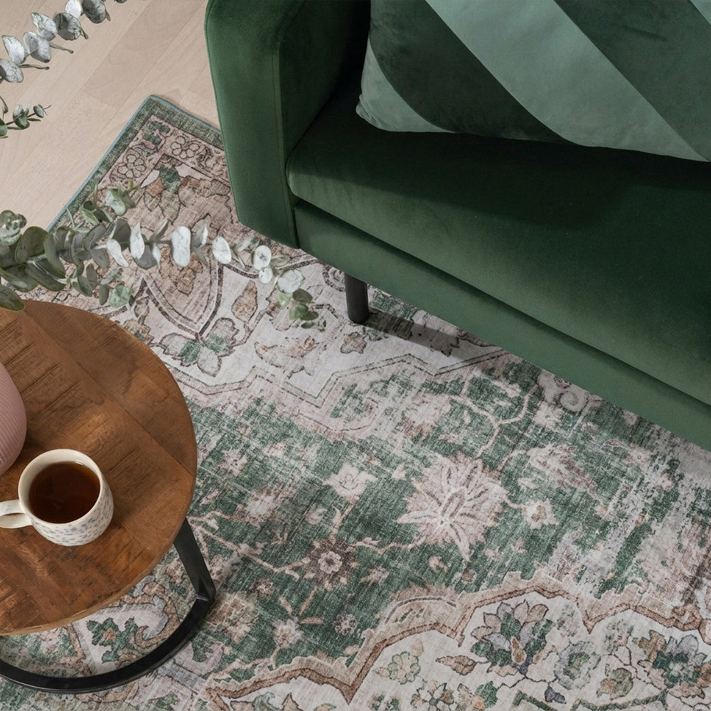Oriental Rug - Leyla Medallion Green