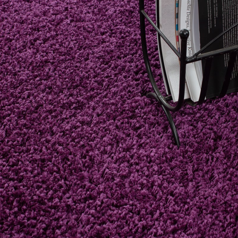 High-pile runner - Life Purple