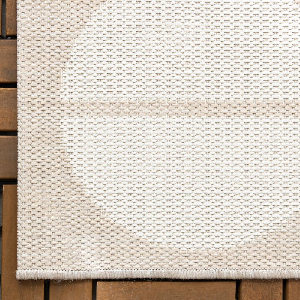 Outdoor Rug - Capri Circles Beige/Cream