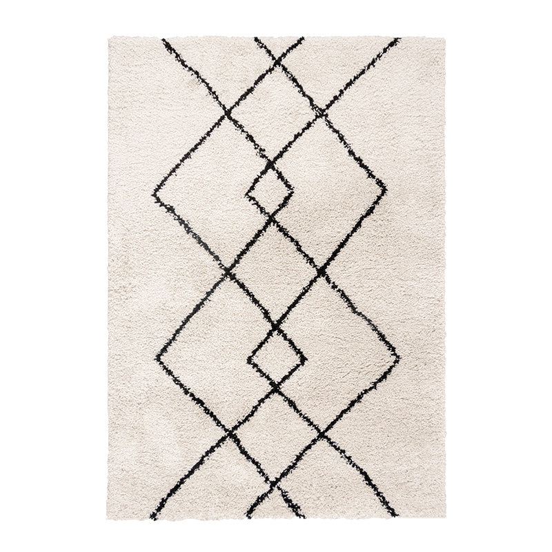 High Pile Rug - Sensa Pair Cream/Black