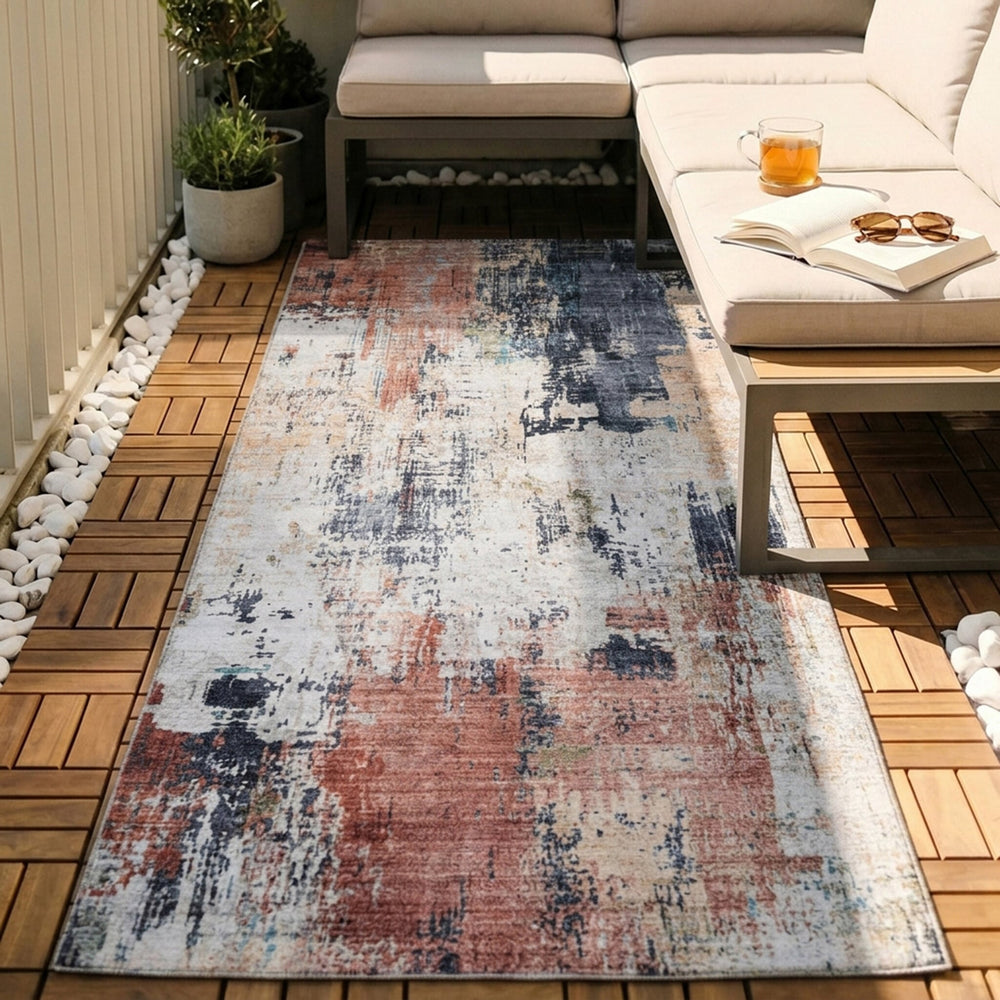 Washable Runner - Domingo Grunge Terra/Cream