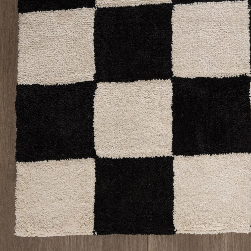 Checkerboard Rug - Blox Black