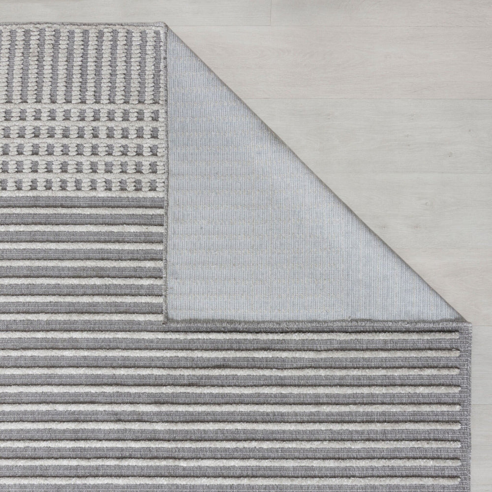 Washable runner - Elto Stripe Grey