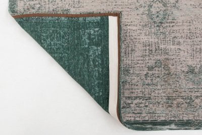 Vintage floor rug - Fading World Jade Oyster 8259