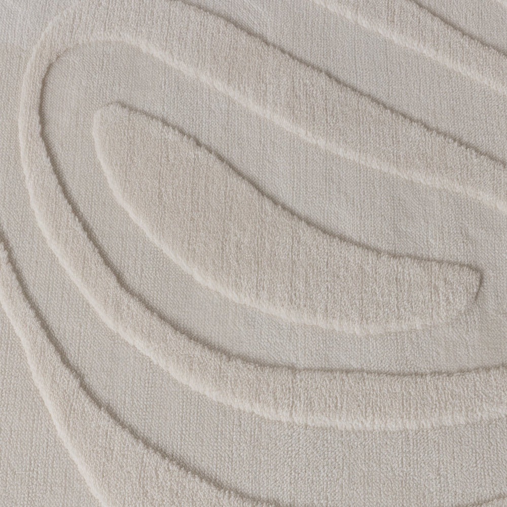 Scandinavian Rug - Charm Shapes White