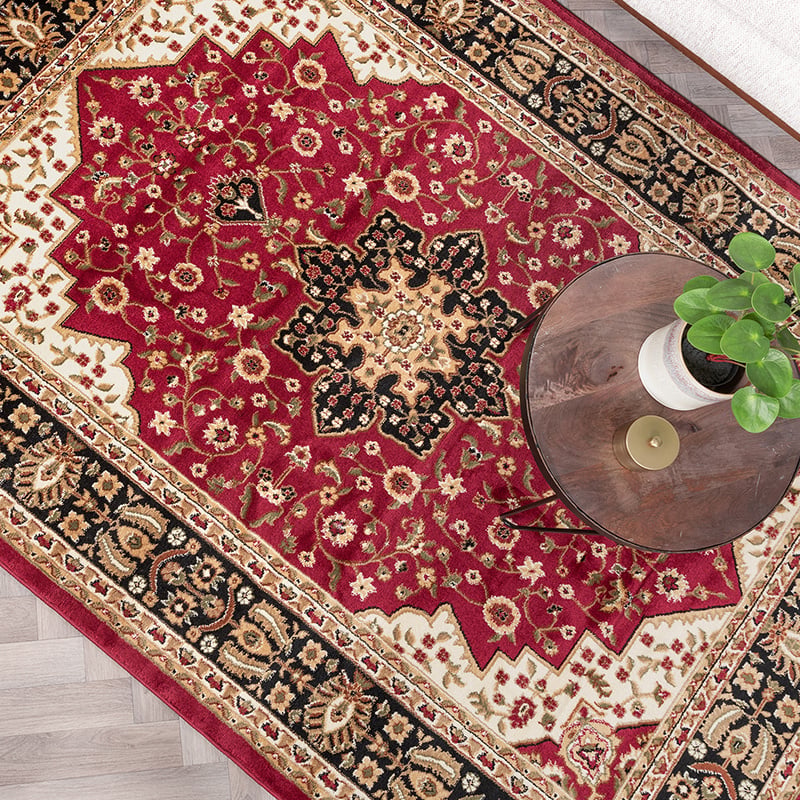 Persian Rug - Rezah Medallion Red