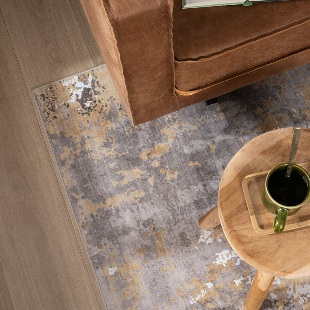 Modern Rug - Sarge Taupe/Yellow
