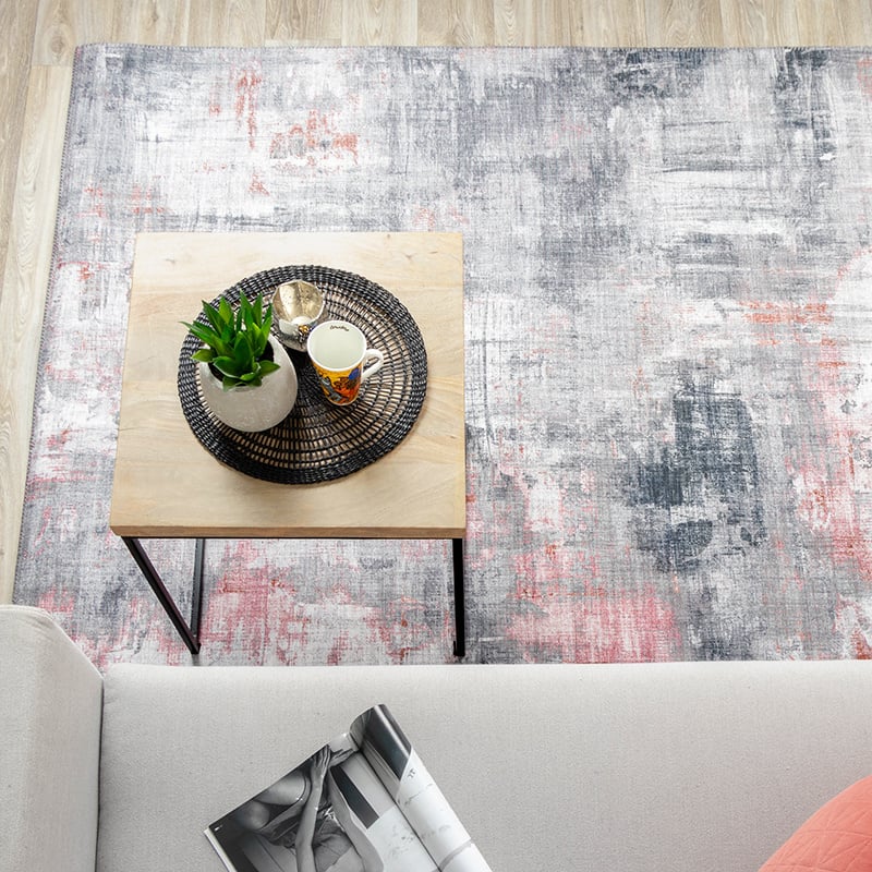 Modern Rug - Strength Red/Pink