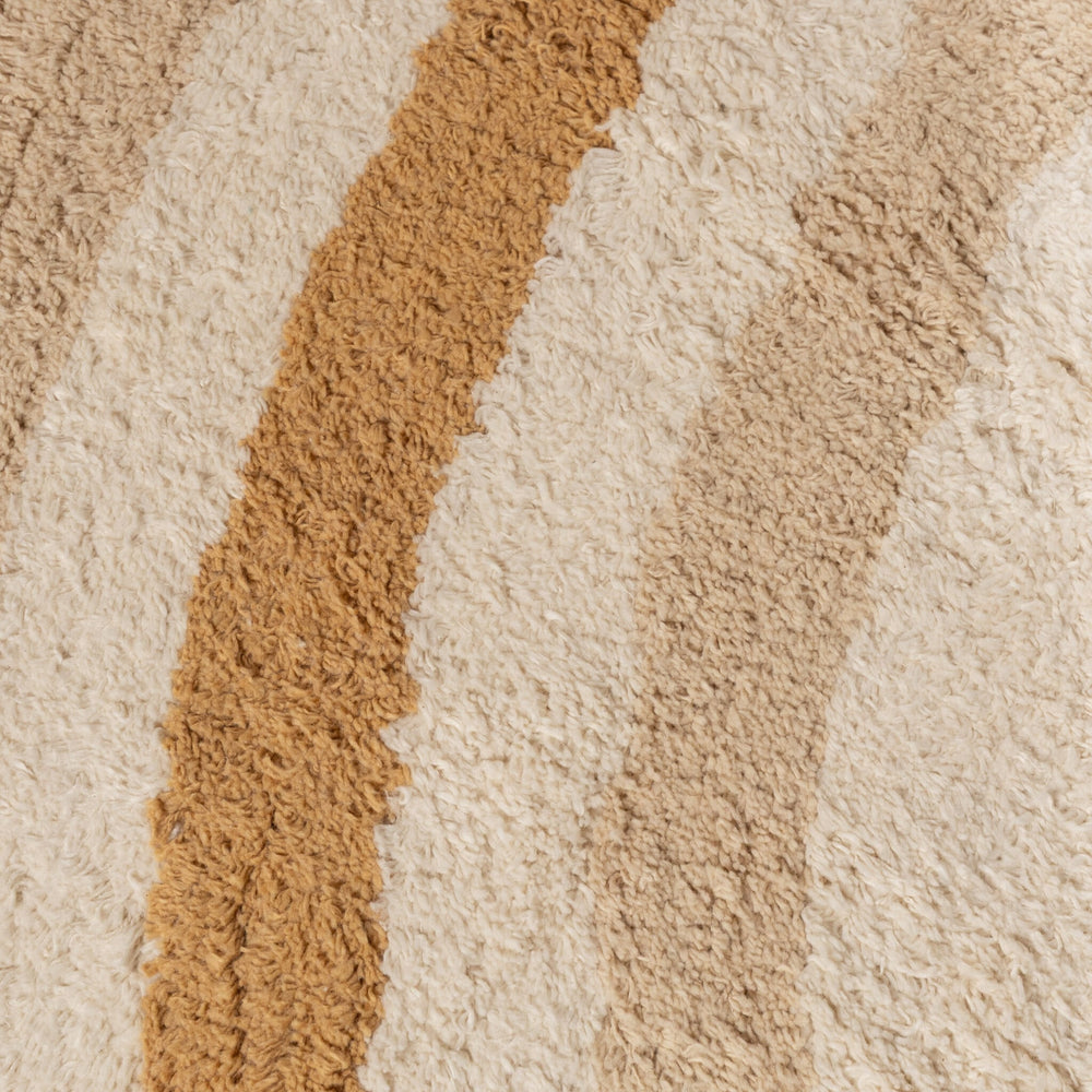 Oval washable children's rug - Milo Beige