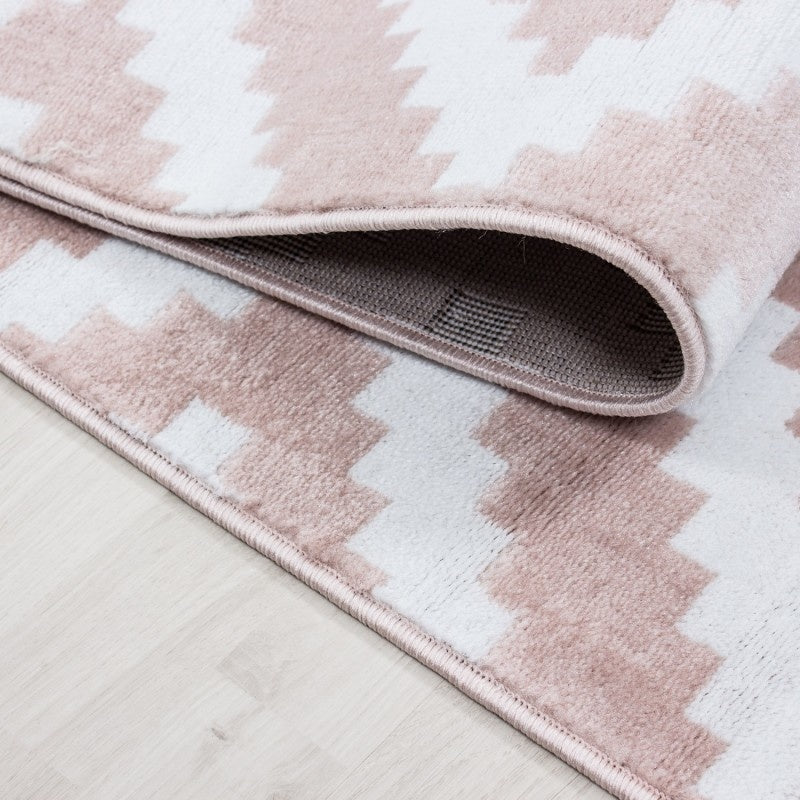 Modern floor rug - Plus Pink 8005