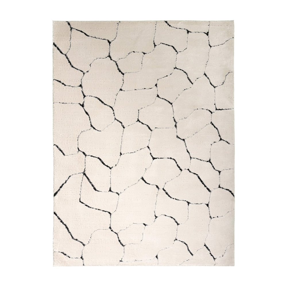 Scandinavian Rug - Yune Stone Cream/Black