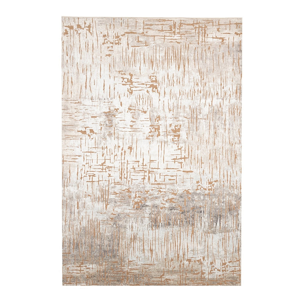 Modern Rug - Hendrix Grunge Cream/Terracotta