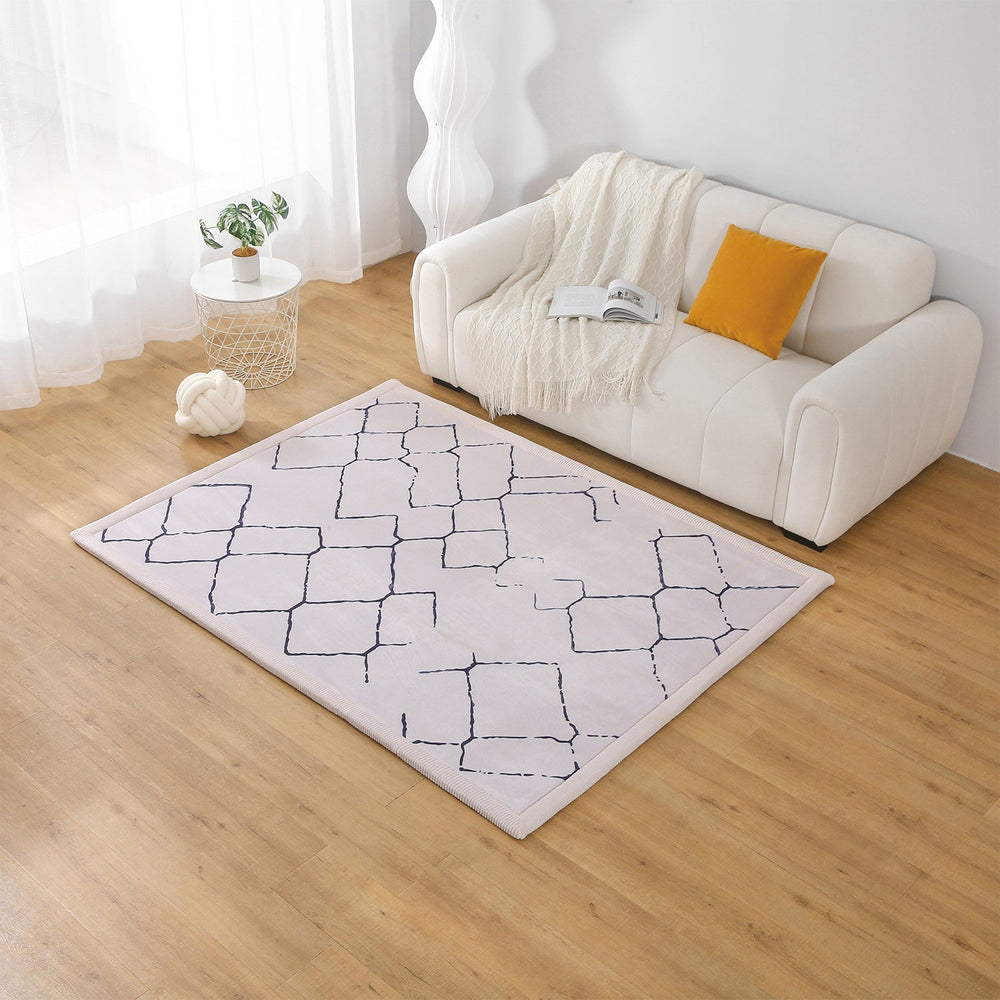 Soft XL Play Mat - Ozzy Zigzag Beige