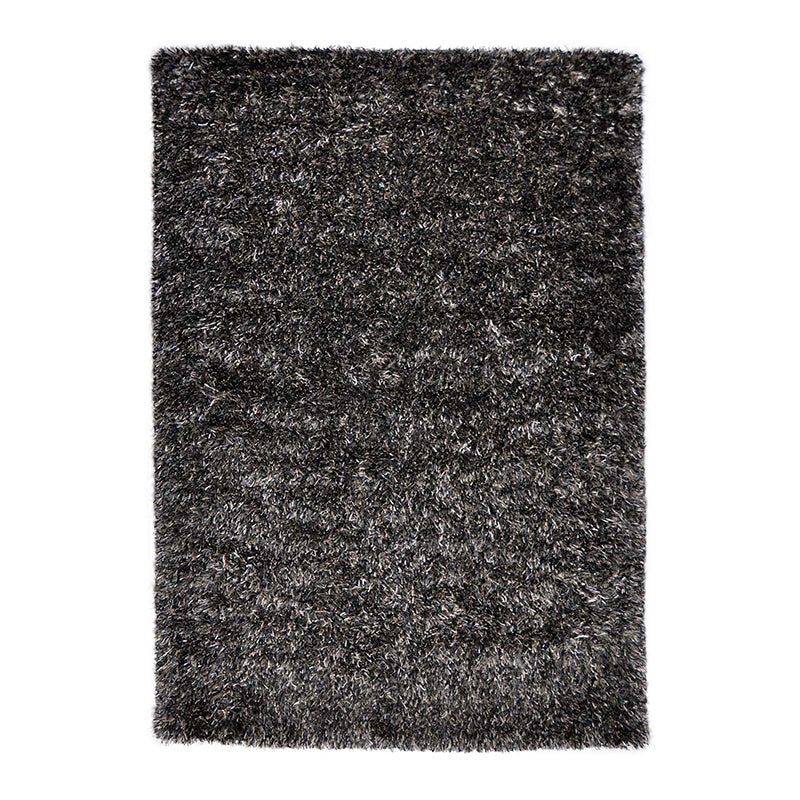 Shaggy floor rug - Paulina Black/Colour