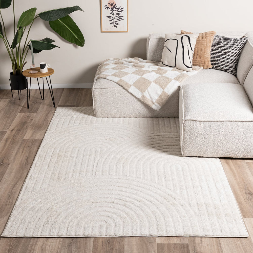 Japandi Rug - Yori Arches Cream