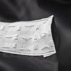 Luxury blackout curtains - Black - hooks