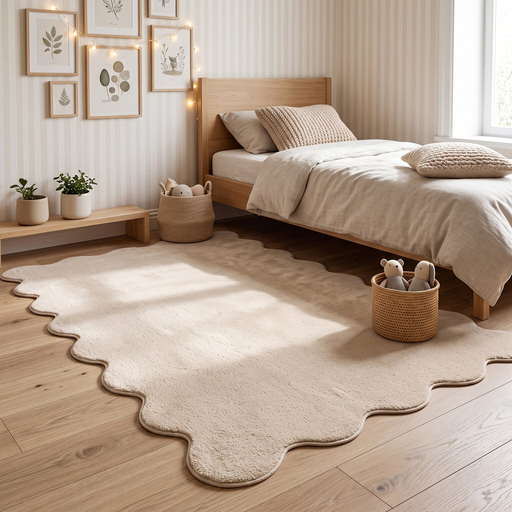 Washable rug - Puck Beige