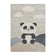 Children's room rug - Balou Panda Black/White
