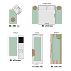 High-pile runner - Solid Taupe