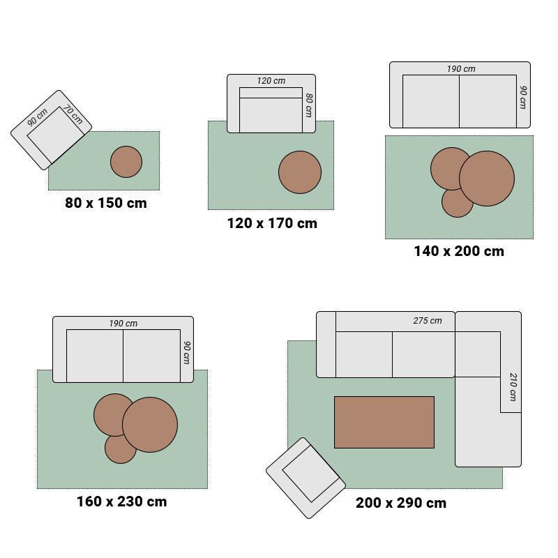 Modern rug - Zeso Pop Ochre Yellow