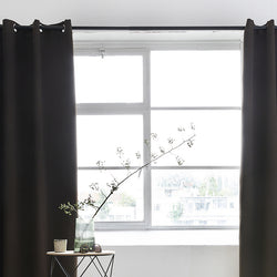 Luxury blackout curtains - Brown - Rings