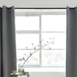 Luxury blackout curtains - Silver grey - Rings
