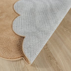 Round washable rug - Puck Brown