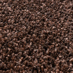Round high-pile rug - Yves Brown