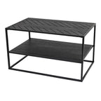 Coffee table - Dijon Herringbone Black