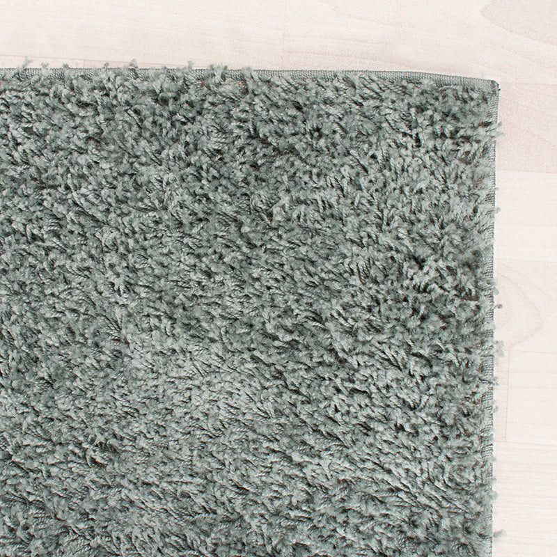 High-pile runner - Solid Blue/Green