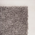 High-pile rug - Solid Light Grey