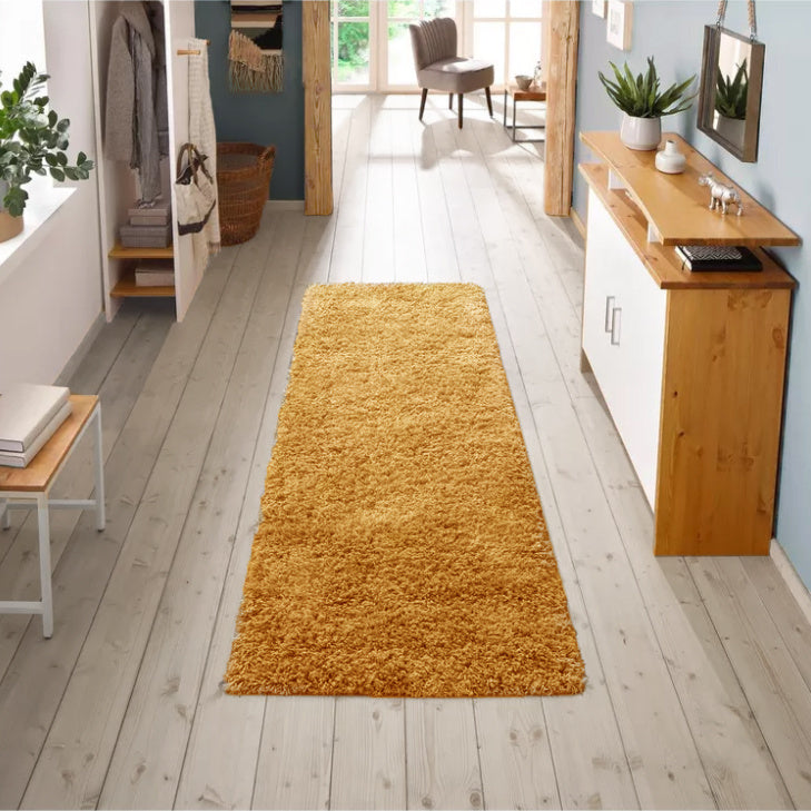 High-pile runner - Solid Yellow