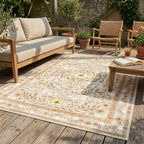 Vintage outdoor rug - Luana Yellow